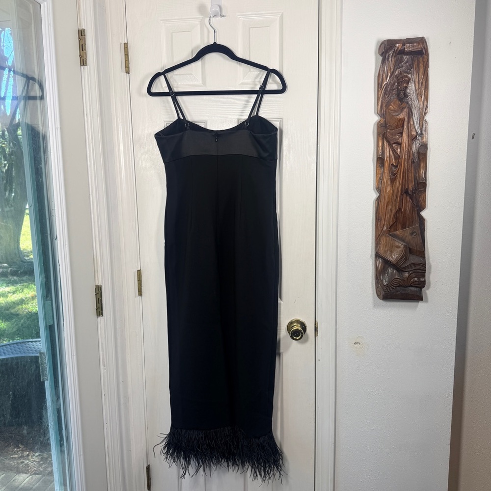 Likely KALANI DRESS Black‎ cut out detail feathers 8 - Picture 9 of 9